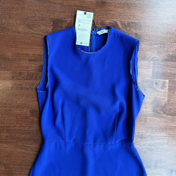 Zara Blue Dress XS Brand New With Tags - Picture 3 of 6